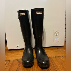 Hunter Black Women's Winter & Rain Boots